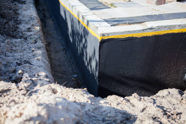 Residential Foundation Crack Repair installation at a Charlottesville, IN home by SJ Waterproofing Pros